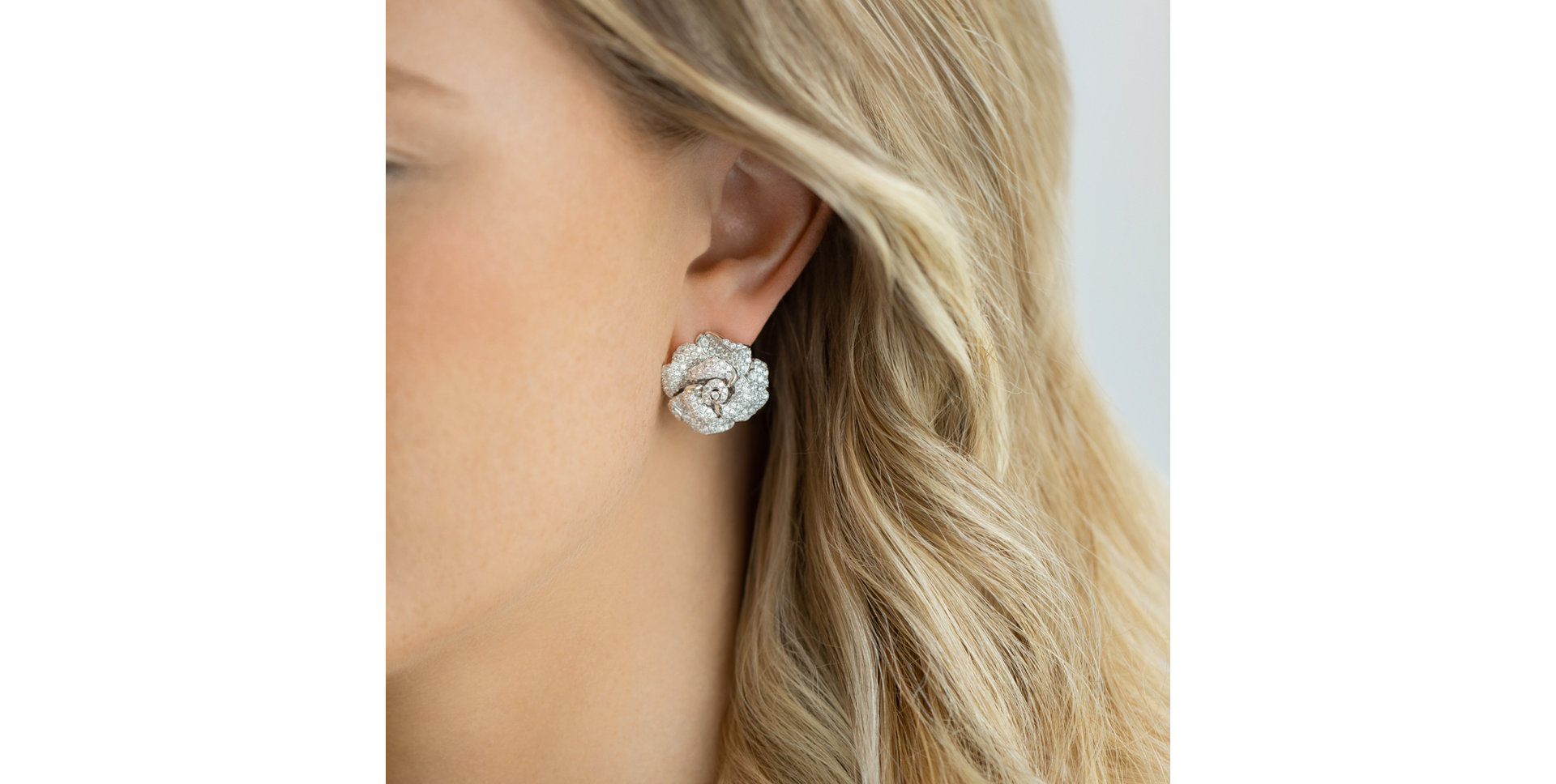 Náušnice s diamantmi Ice Queen