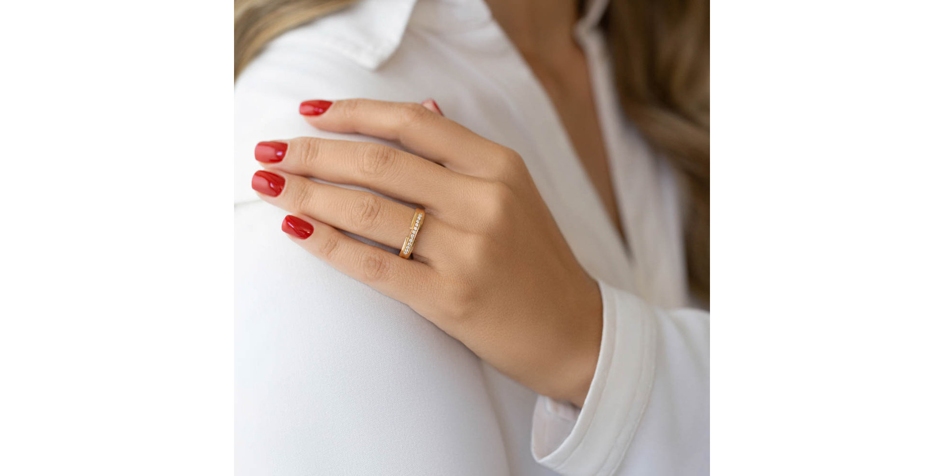 Prsteň s diamantmi Falkor