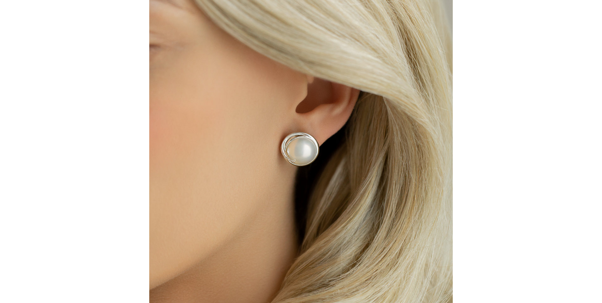 Náušnice s perlou a diamantom Lorena Waves