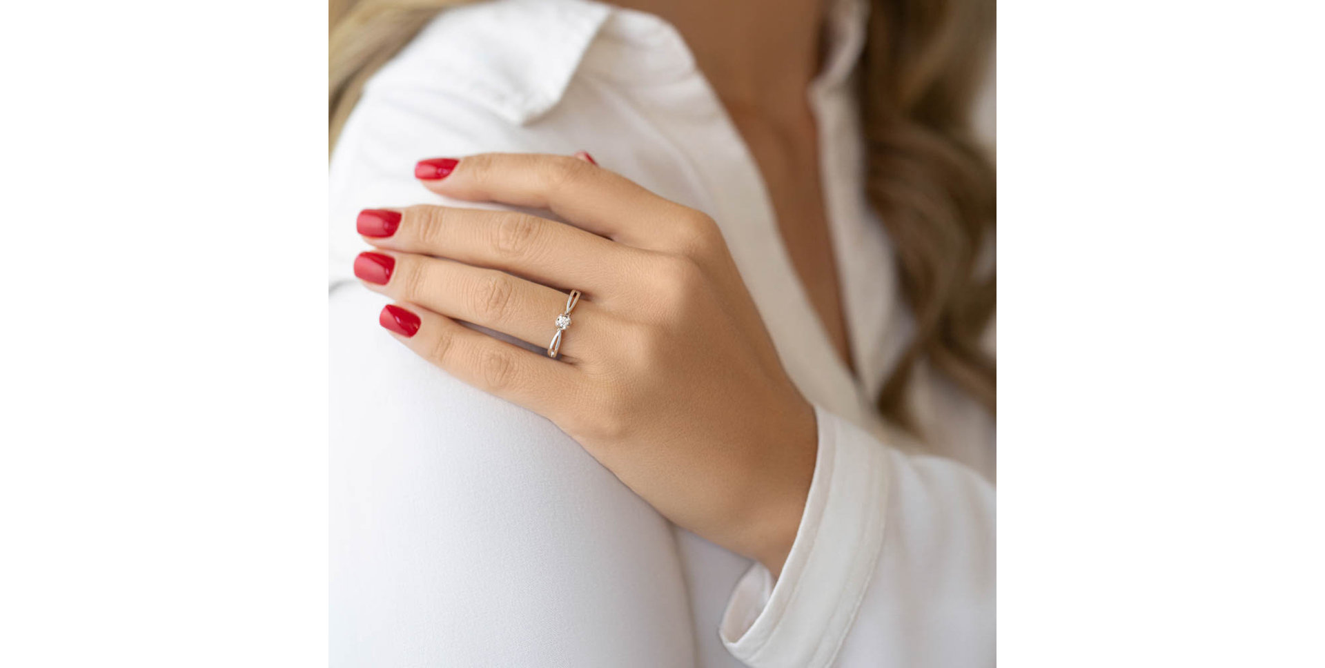 Prsteň s diamantmi Star Love