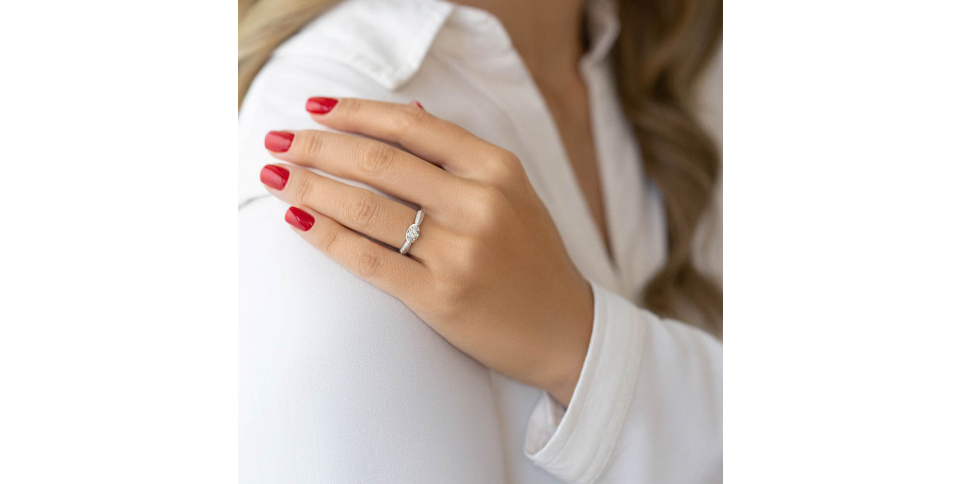 Prsteň s diamantmi Damien