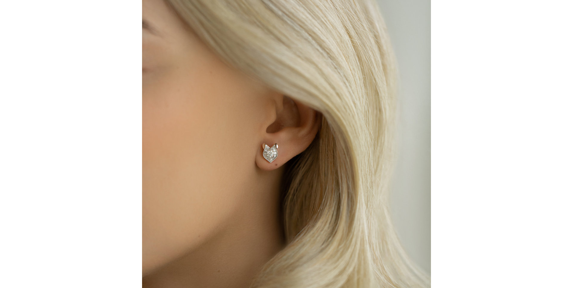 Náušnice s diamantmi Teegan