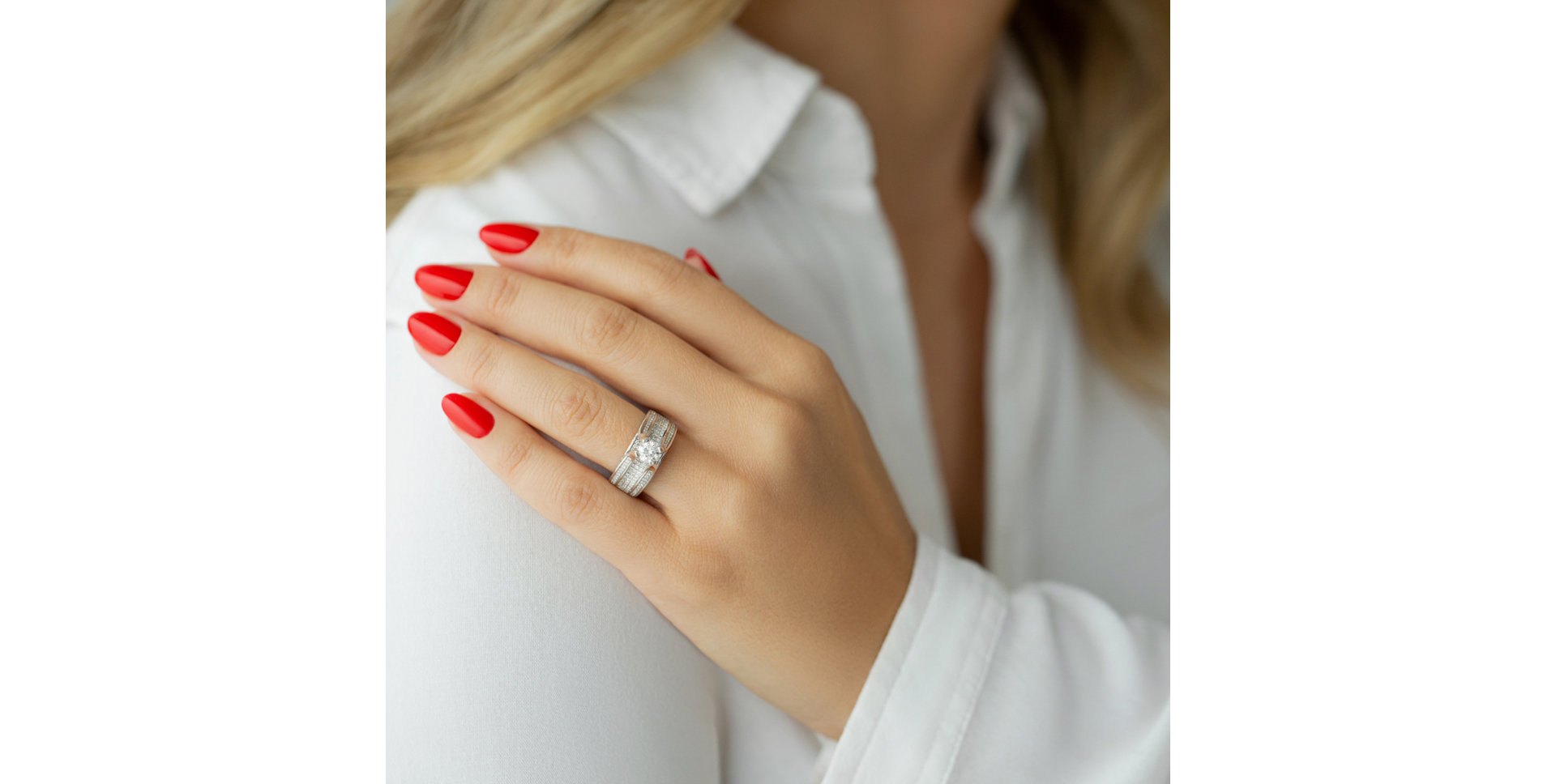 Prsteň s diamantmi Prestigious Love