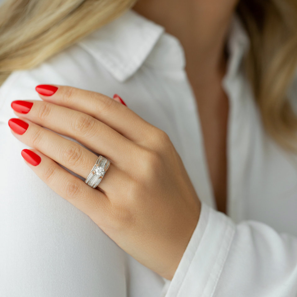 Prsteň s diamantmi Prestigious Love