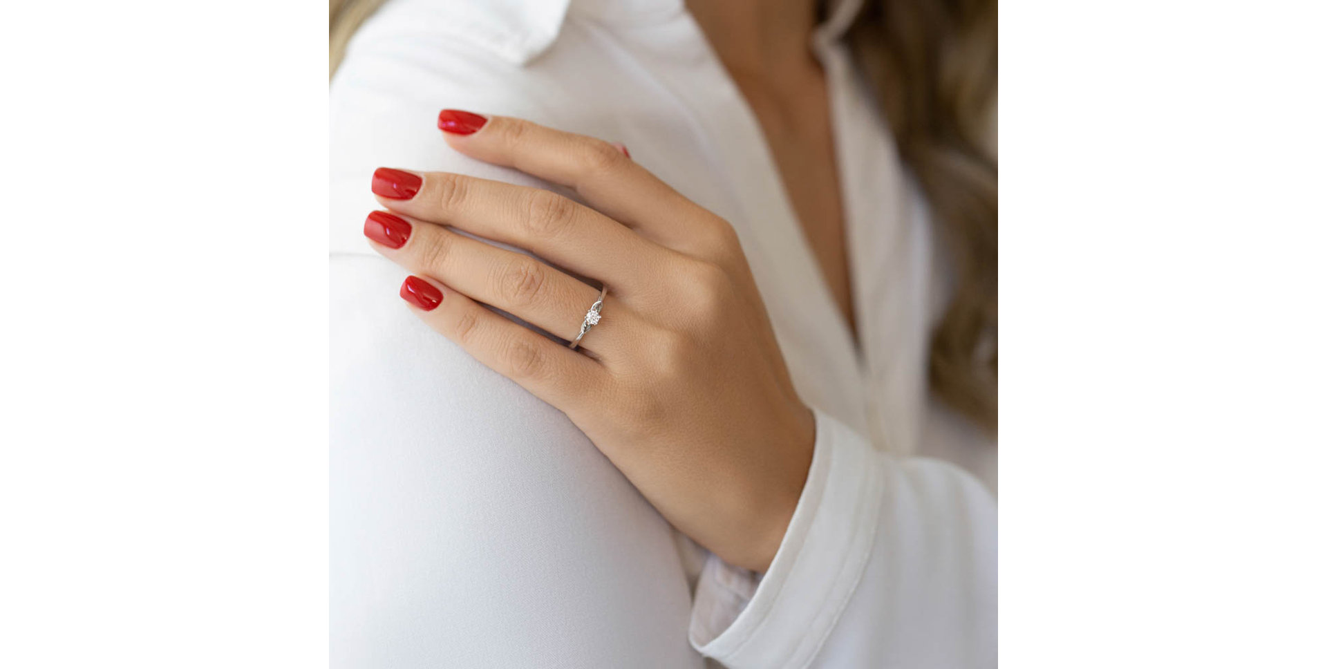 Prsteň s diamantom Lovely Moment