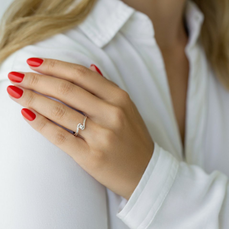 Prsteň s diamantmi Ilaria