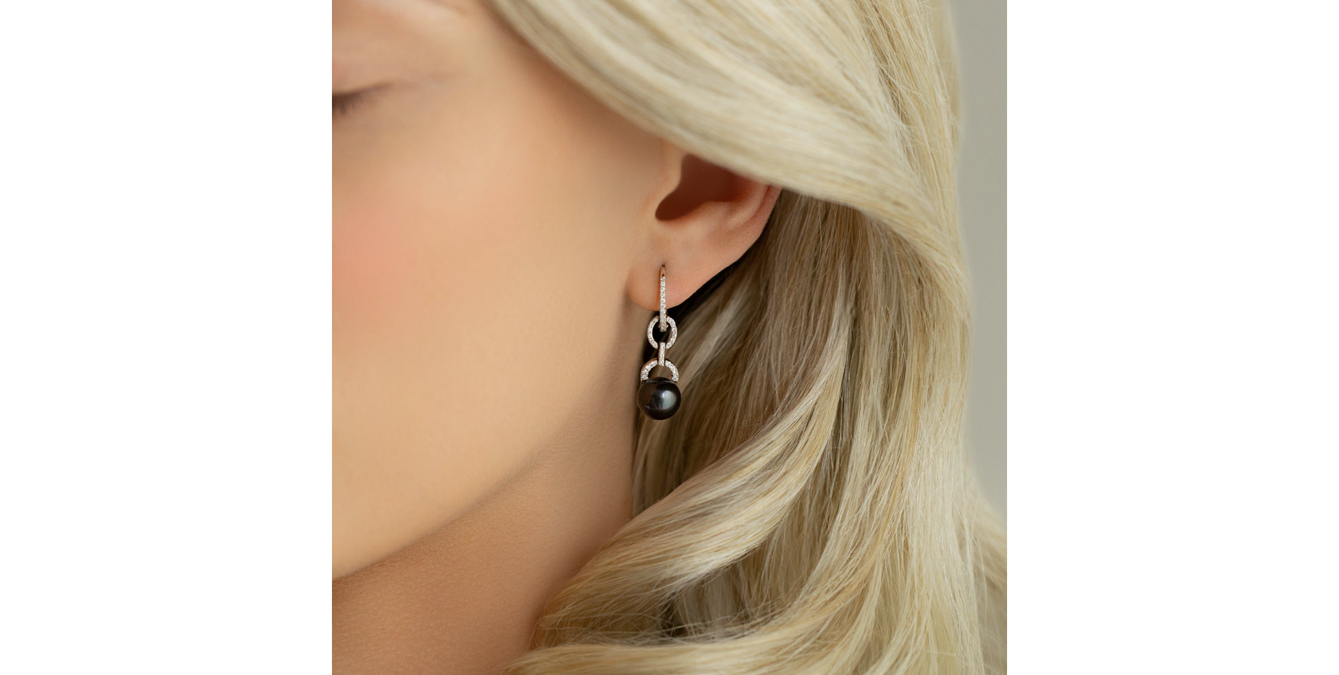 Náušnice s perlou a diamantmi Ocean of Desires