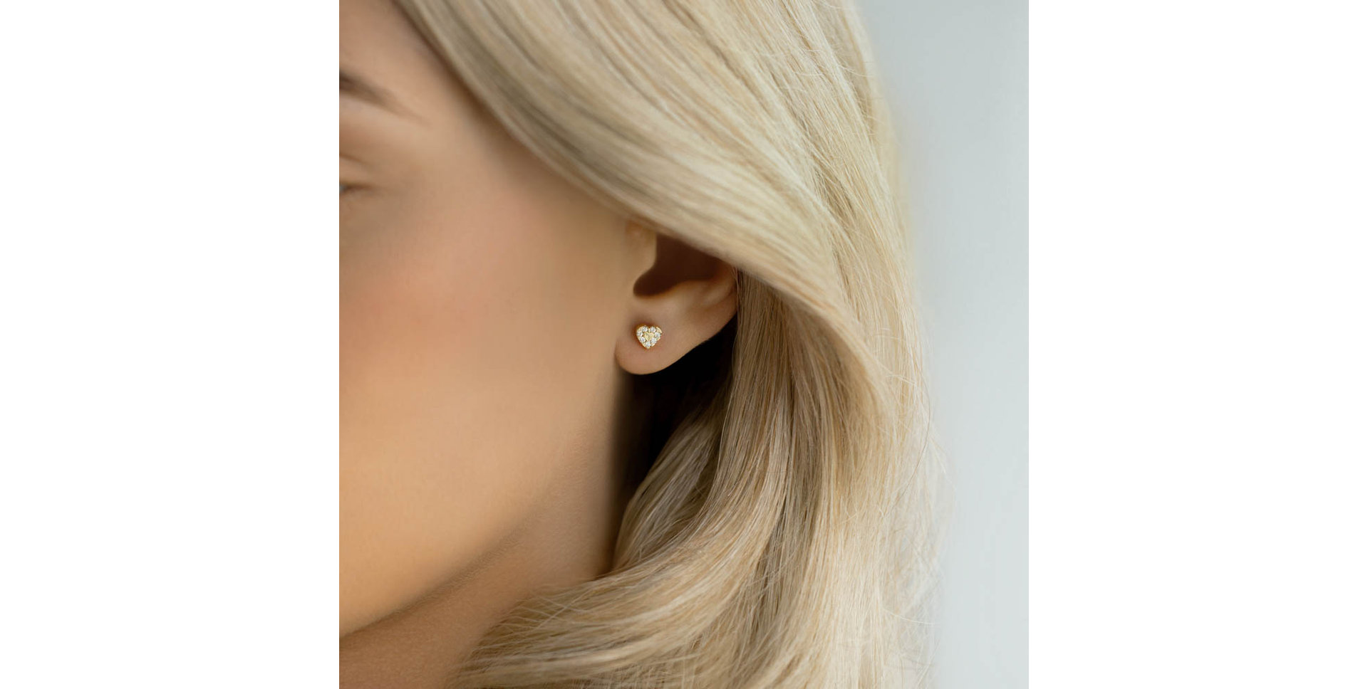 Náušnice s diamantmi Rosia Romance