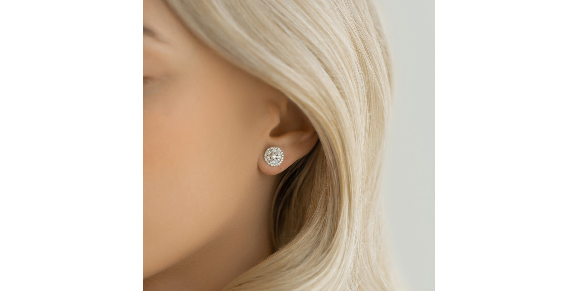 Náušnice s diamantmi Mildred