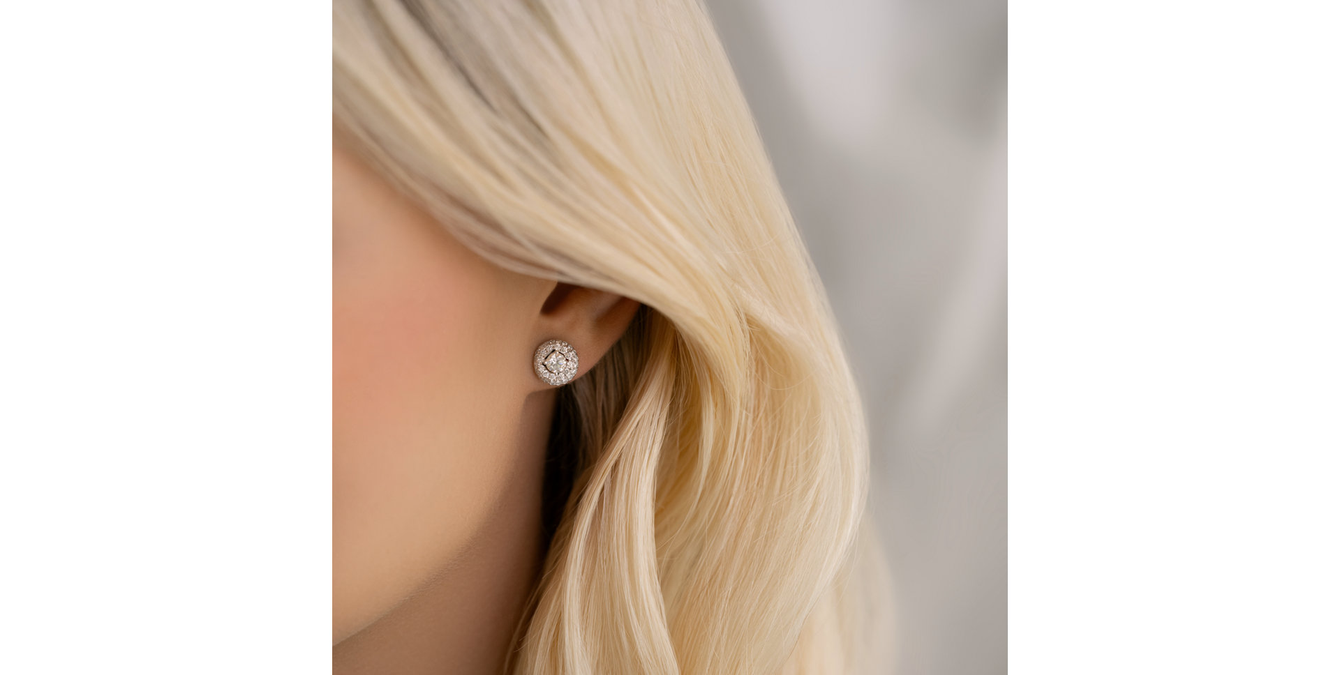 Náušnice s diamantmi Twilight Zone