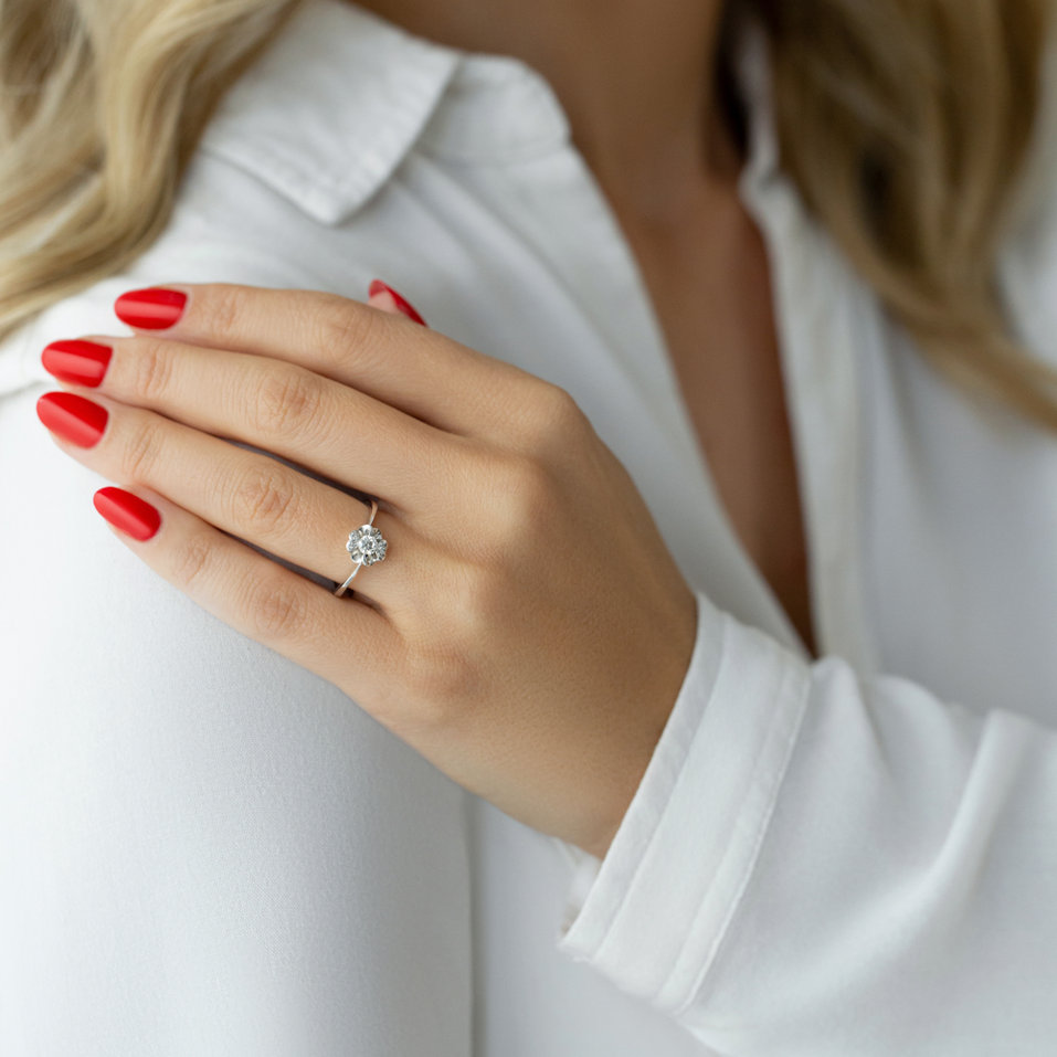 Prsteň s diamantmi Salvia