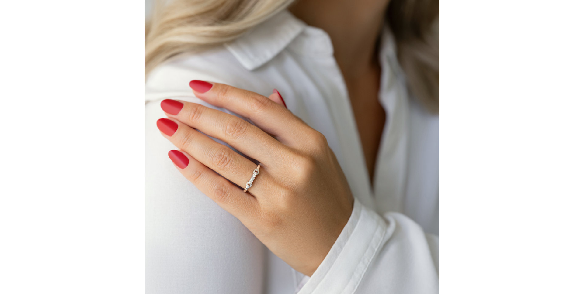 Prsteň s diamantmi Rosalia Charm