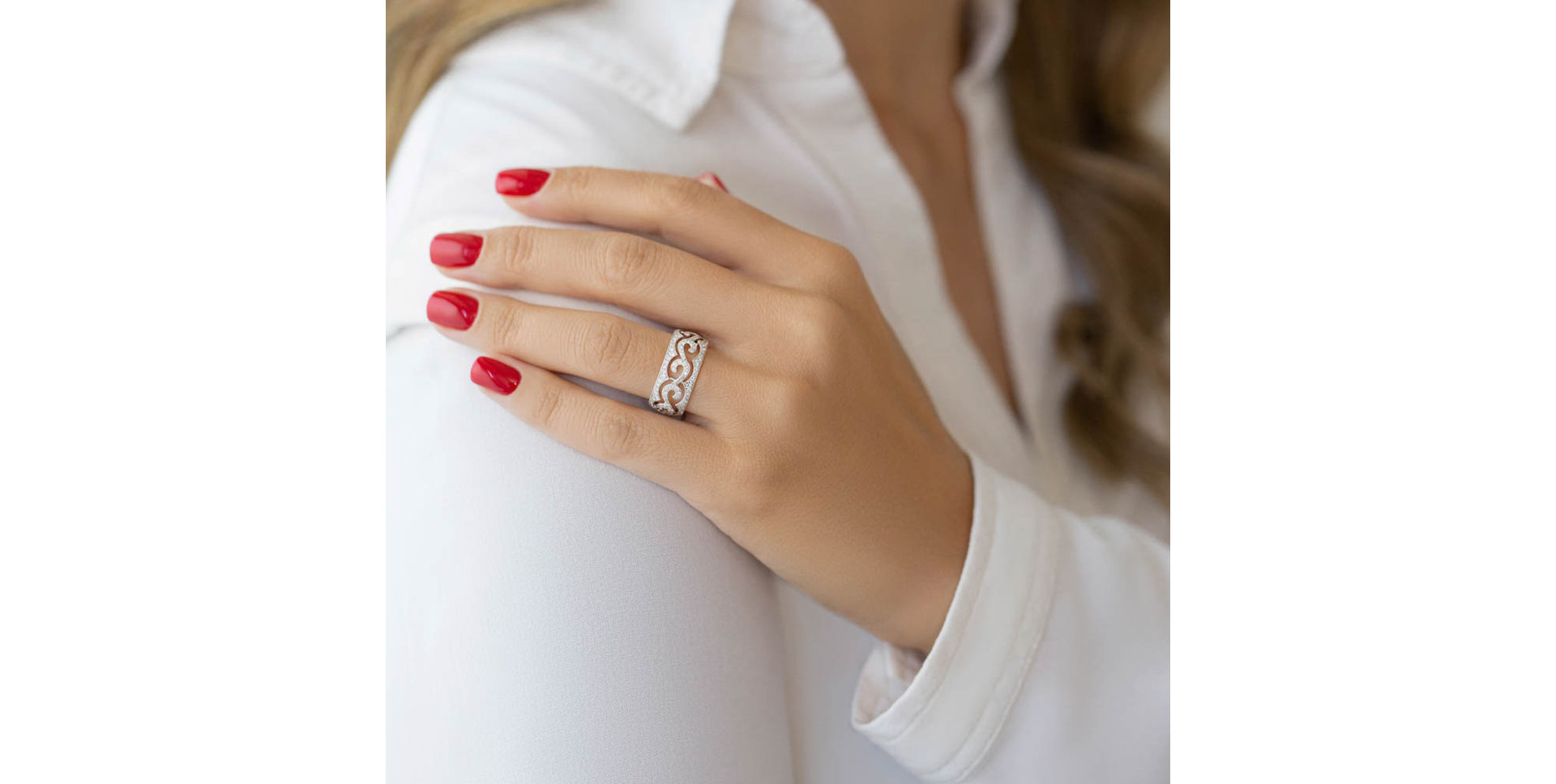 Prsteň s diamantmi Sandra