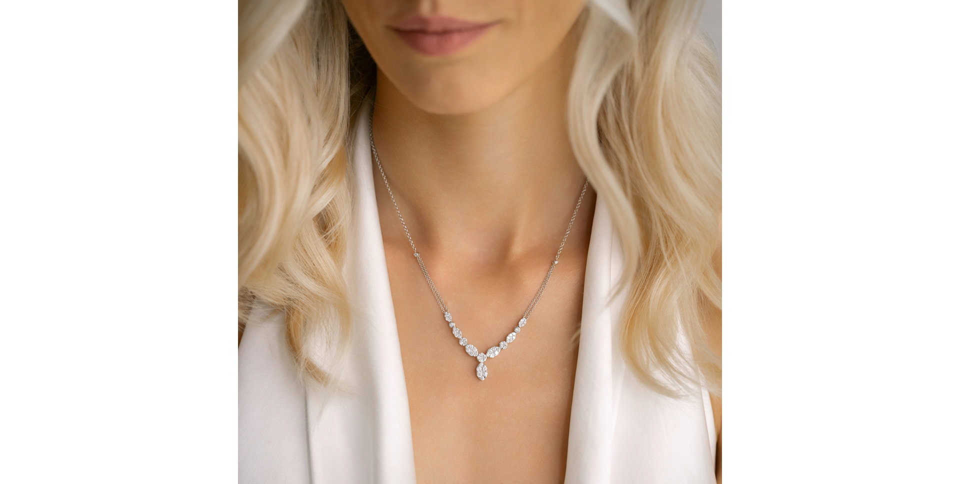 Náhrdelník s diamantmi Princess Allure