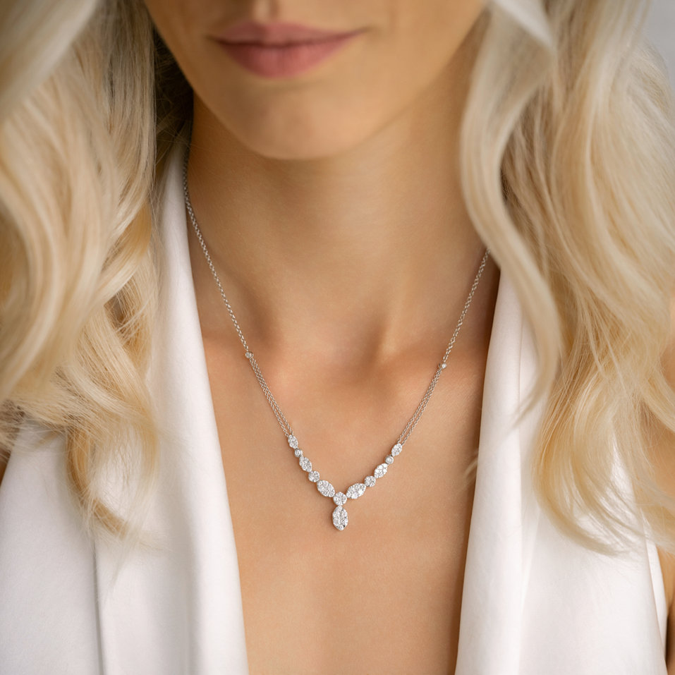 Náhrdelník s diamantmi Princess Allure