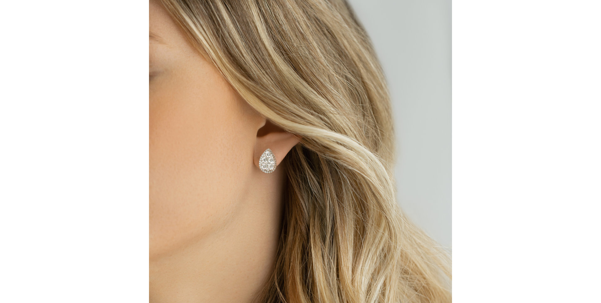 Náušnice s diamantmi Goddess Tears