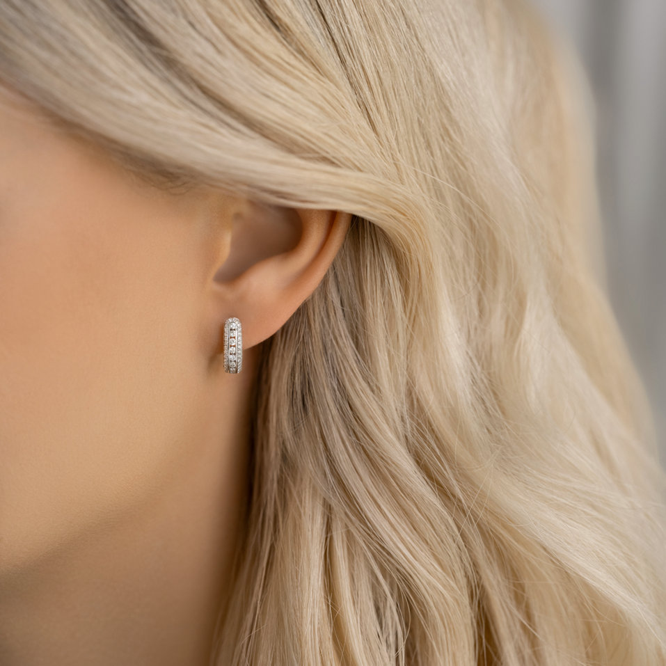 Náušnice s diamantmi Fairleight