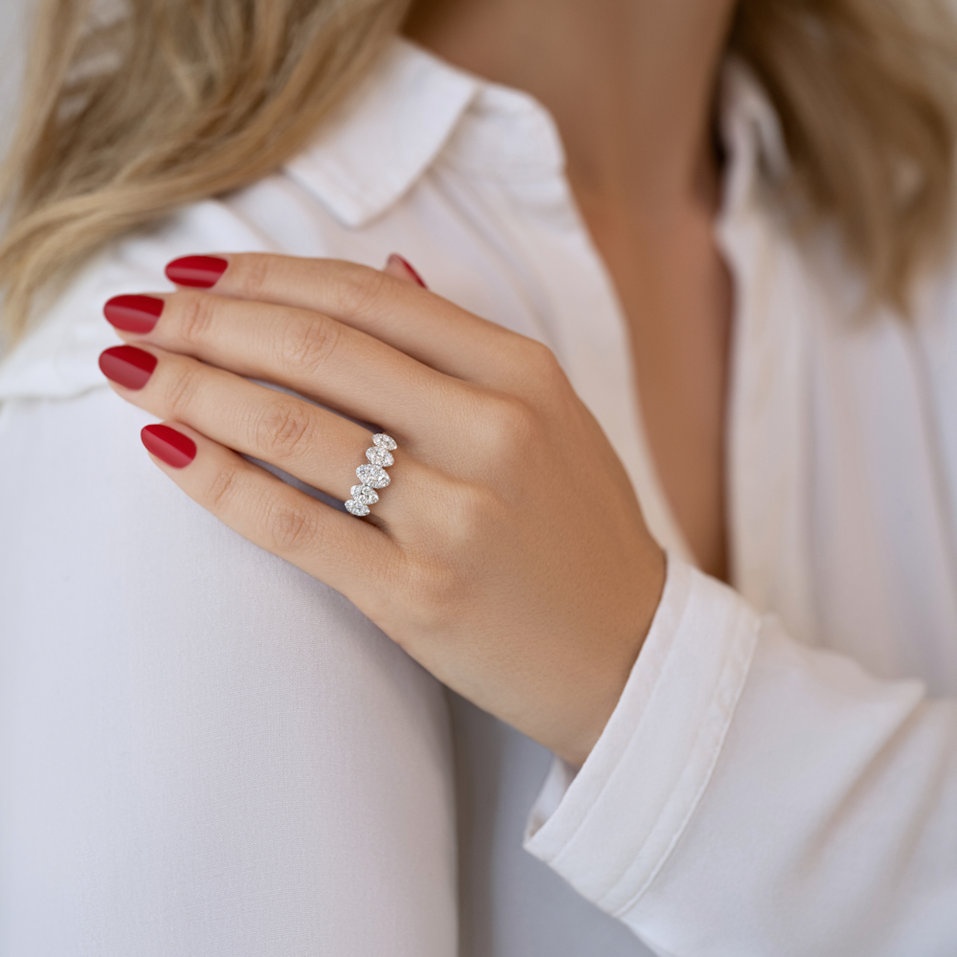 Prsteň s diamantmi Diamond Allegory