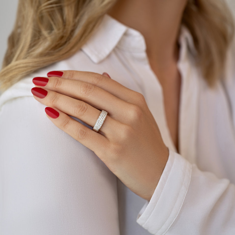 Prsteň s diamantmi Alcesta