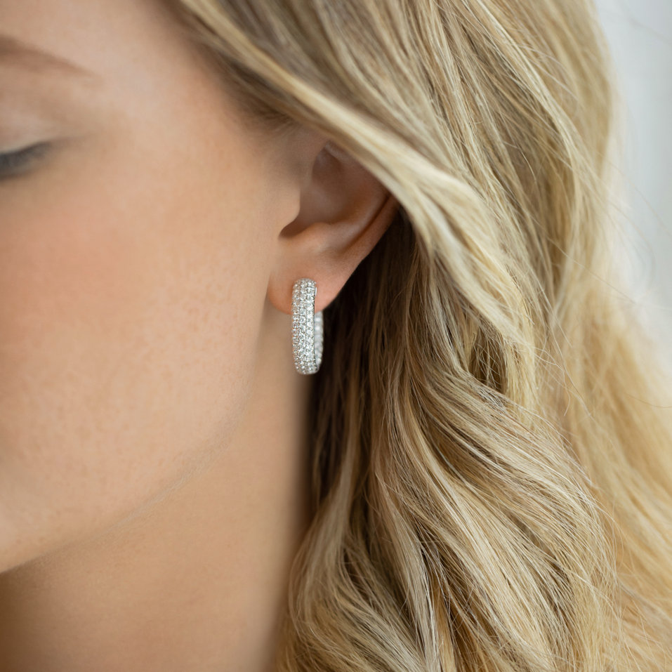 Náušnice s diamantmi Veritty