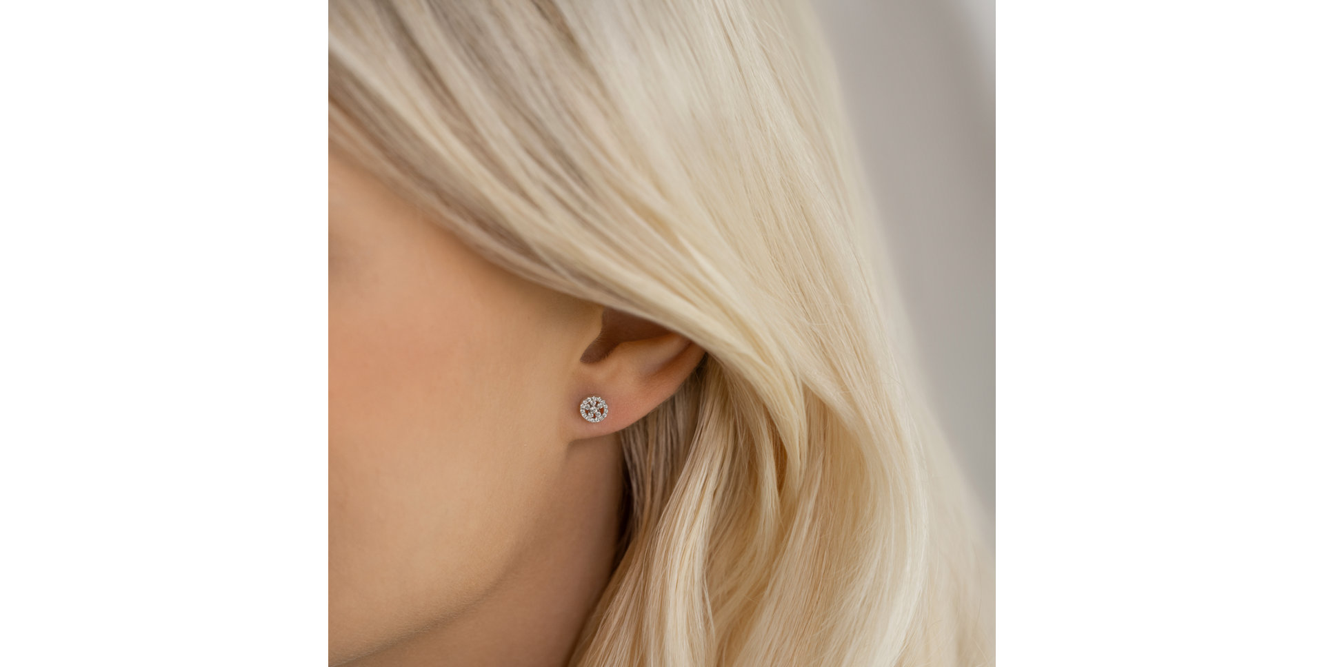 Náušnice s diamantmi Bright Sun