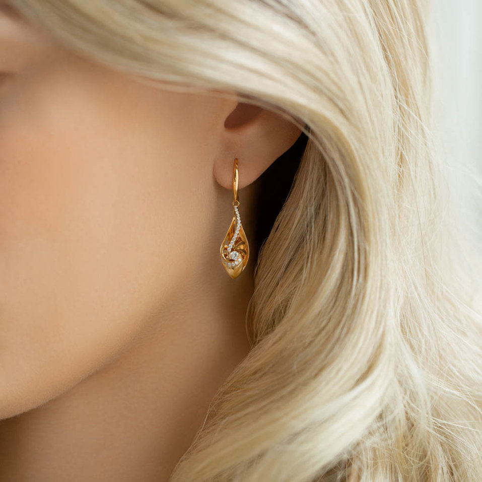 Náušnice s diamantmi Paaliaq