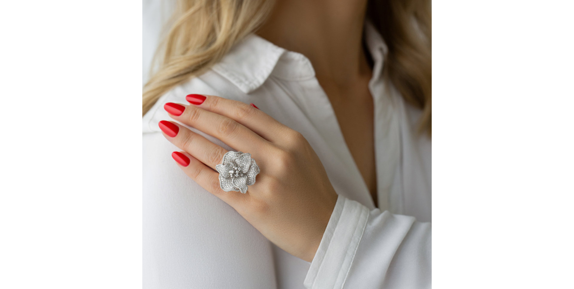 Prsteň s diamantmi Night Eminence