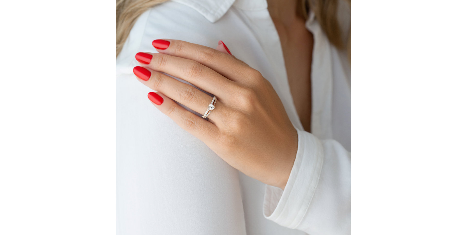 Prsteň s diamantmi Pride Love