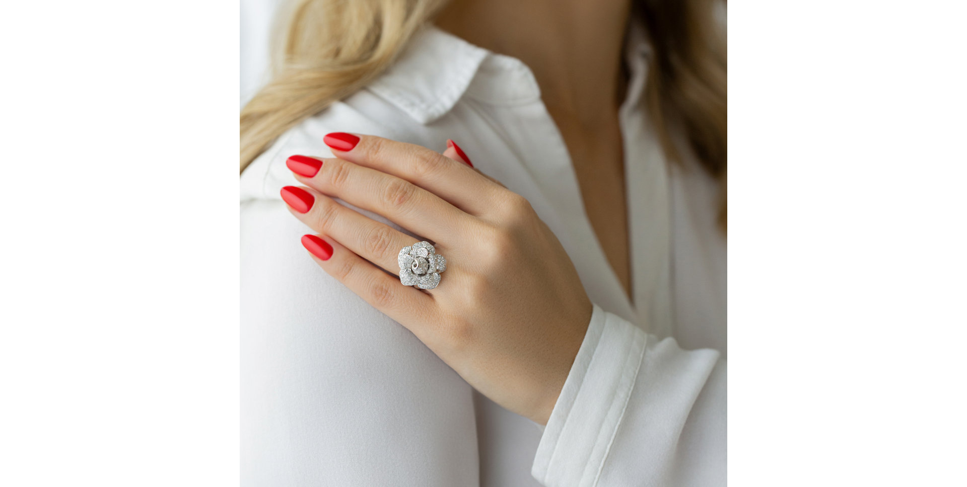 Prsteň s diamantmi Blossom Bliss