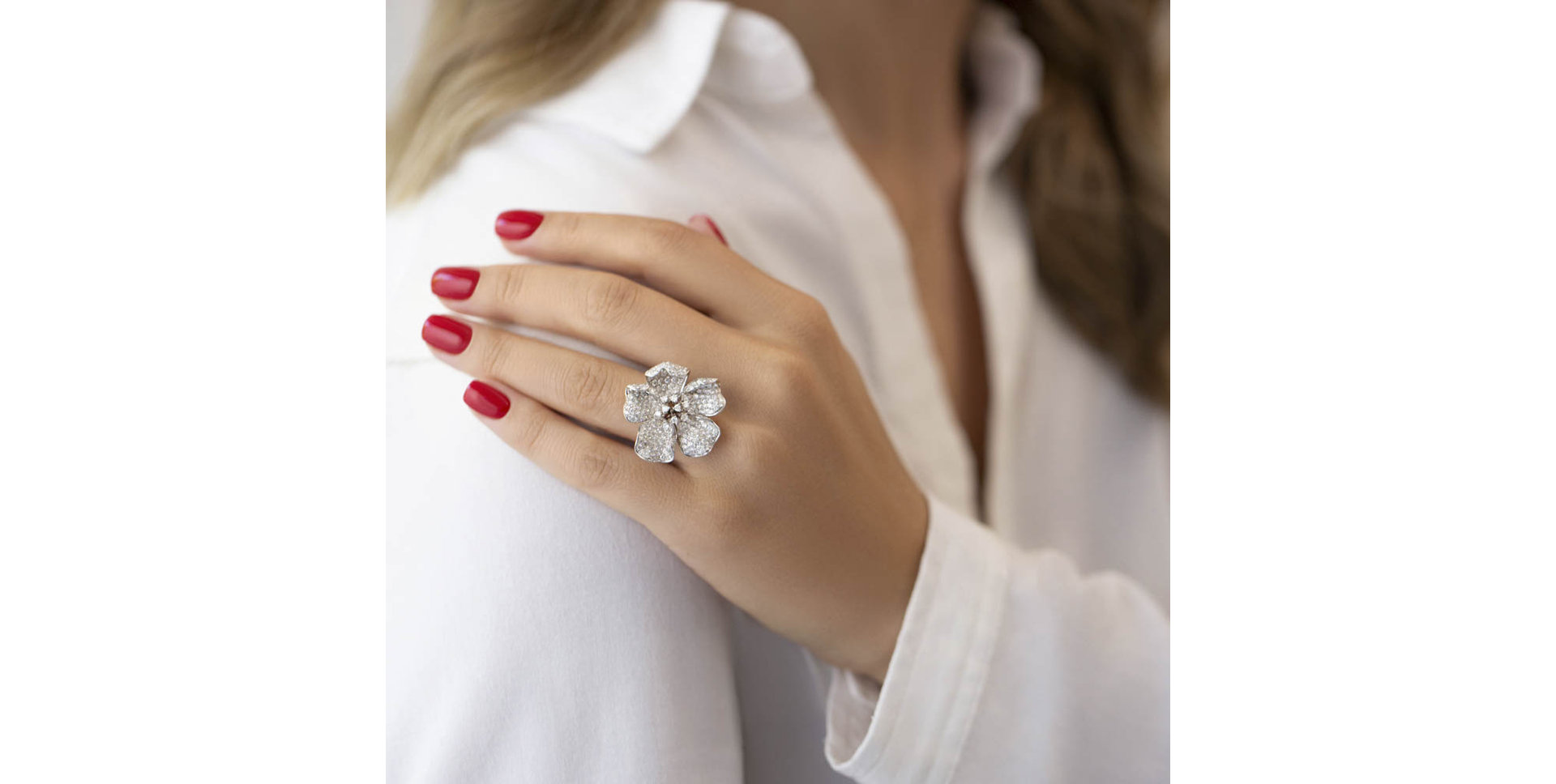 Prsteň s diamantmi Wild Orchid