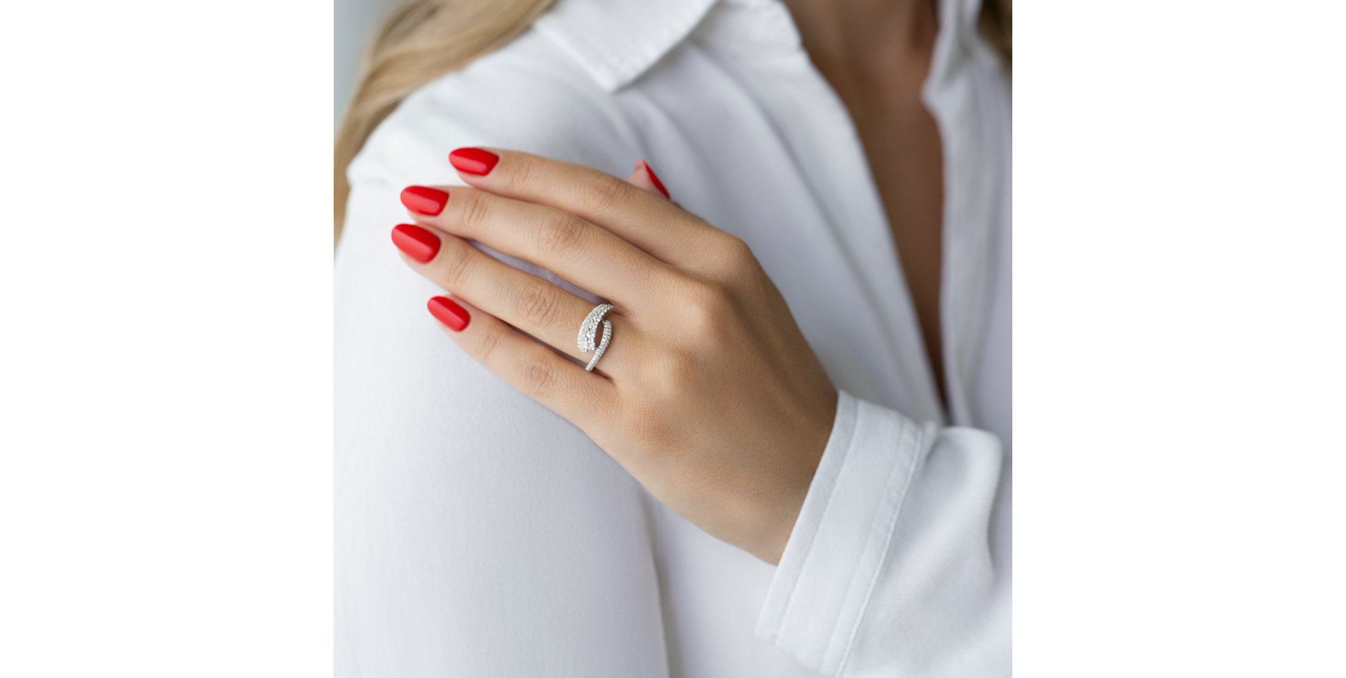 Prsteň s diamantmi Barbara