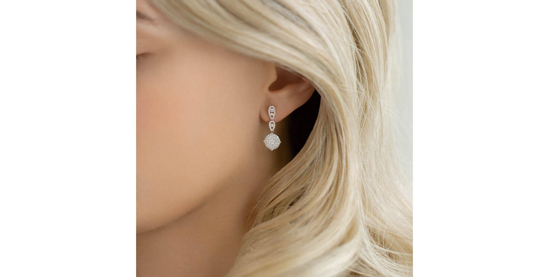 Náušnice s diamantmi Renesmee