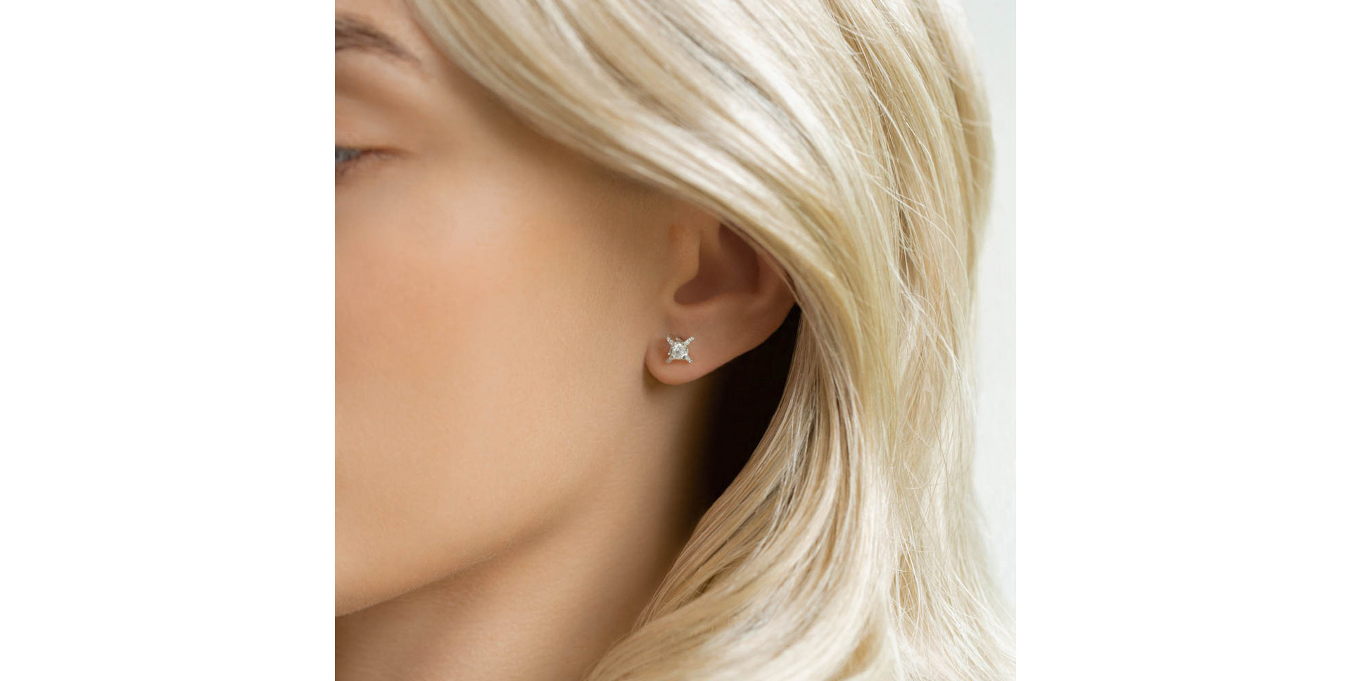 Náušnice s diamantmi Lovely Charm