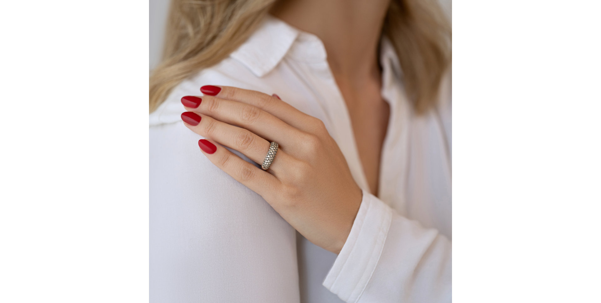 Prsteň s hnedými diamantmi Elise