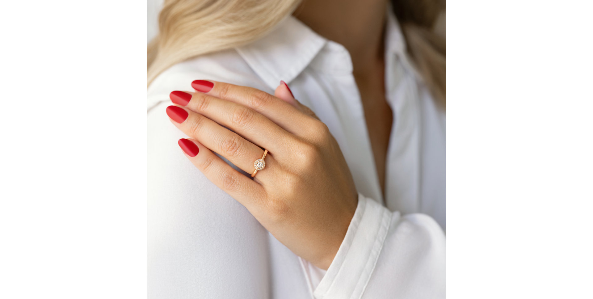 Prsteň s diamantmi Mystic Galaxy