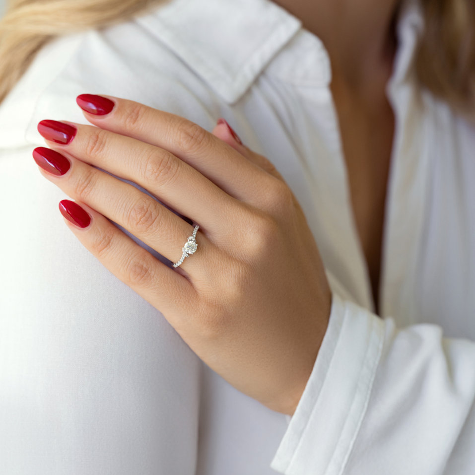 Prsteň s diamantmi Aurora's Gift