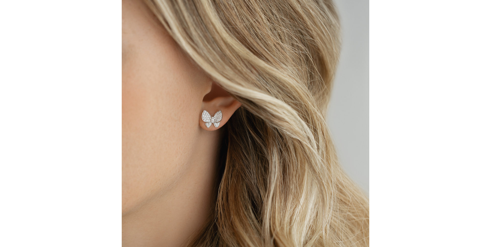 Náušnice s diamantmi Miraculous Wings