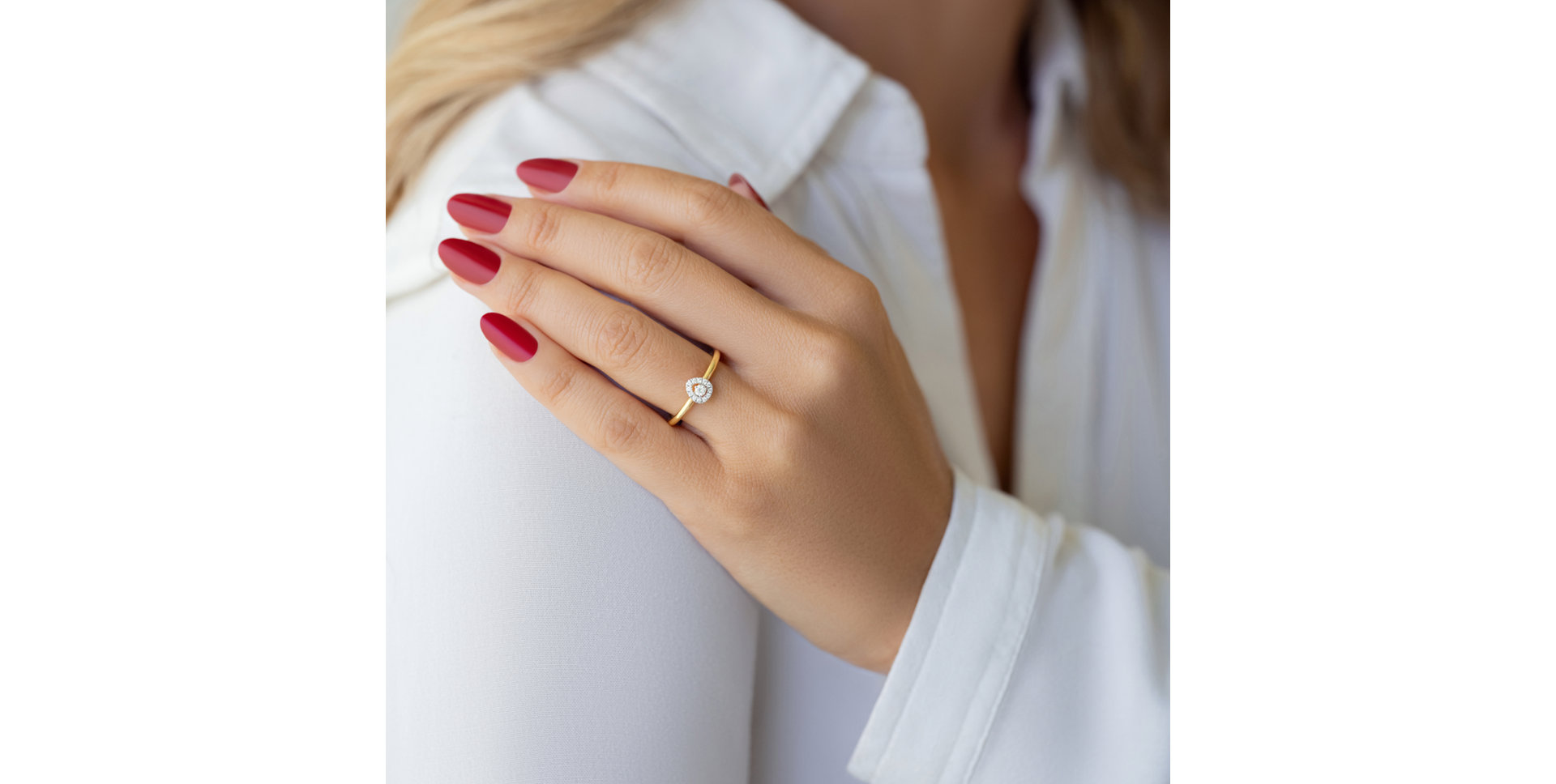 Prsteň s diamantmi Verino