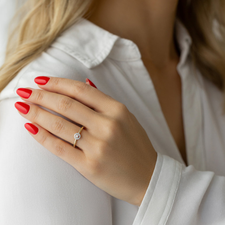 Prsteň s diamantmi Vinciane