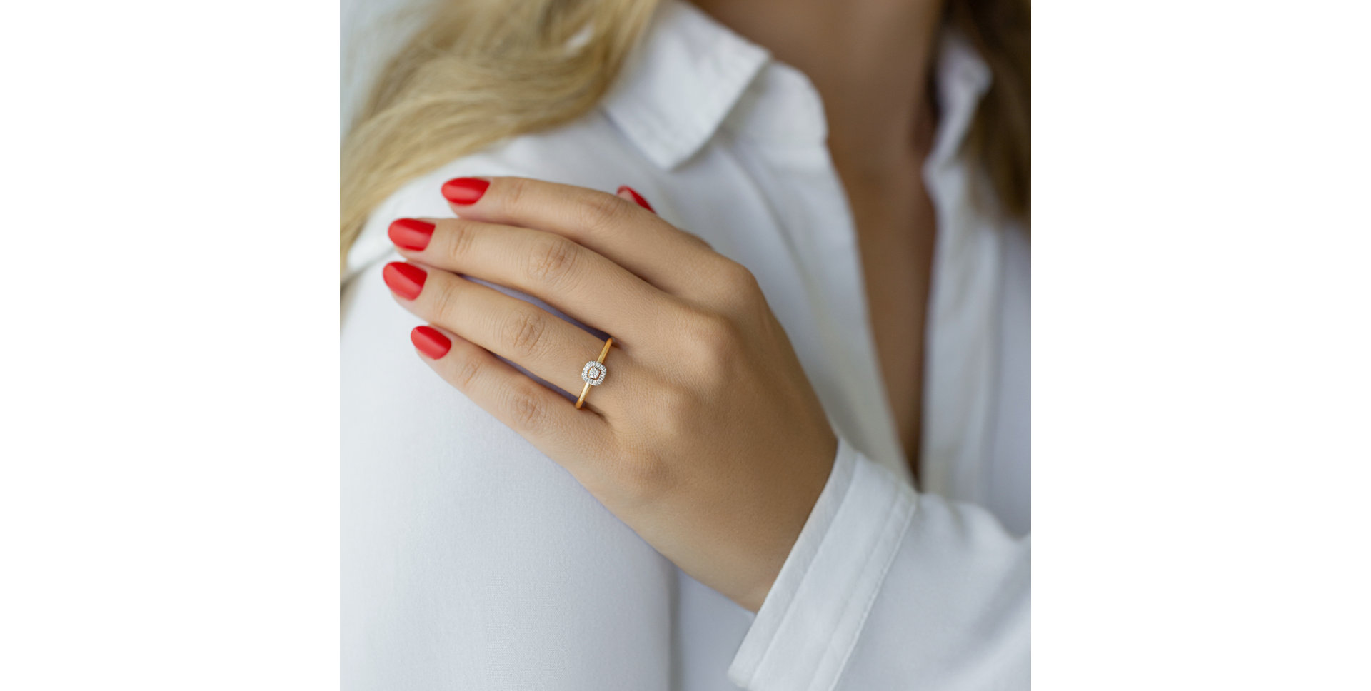 Prsteň s diamantmi Sidaine