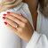Prsteň s perlou a diamantmi Nereides Night3