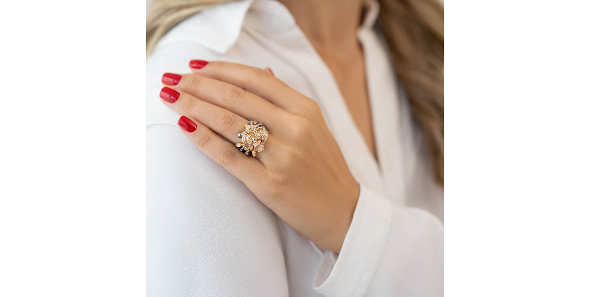 Prsteň s diamantmi Patience