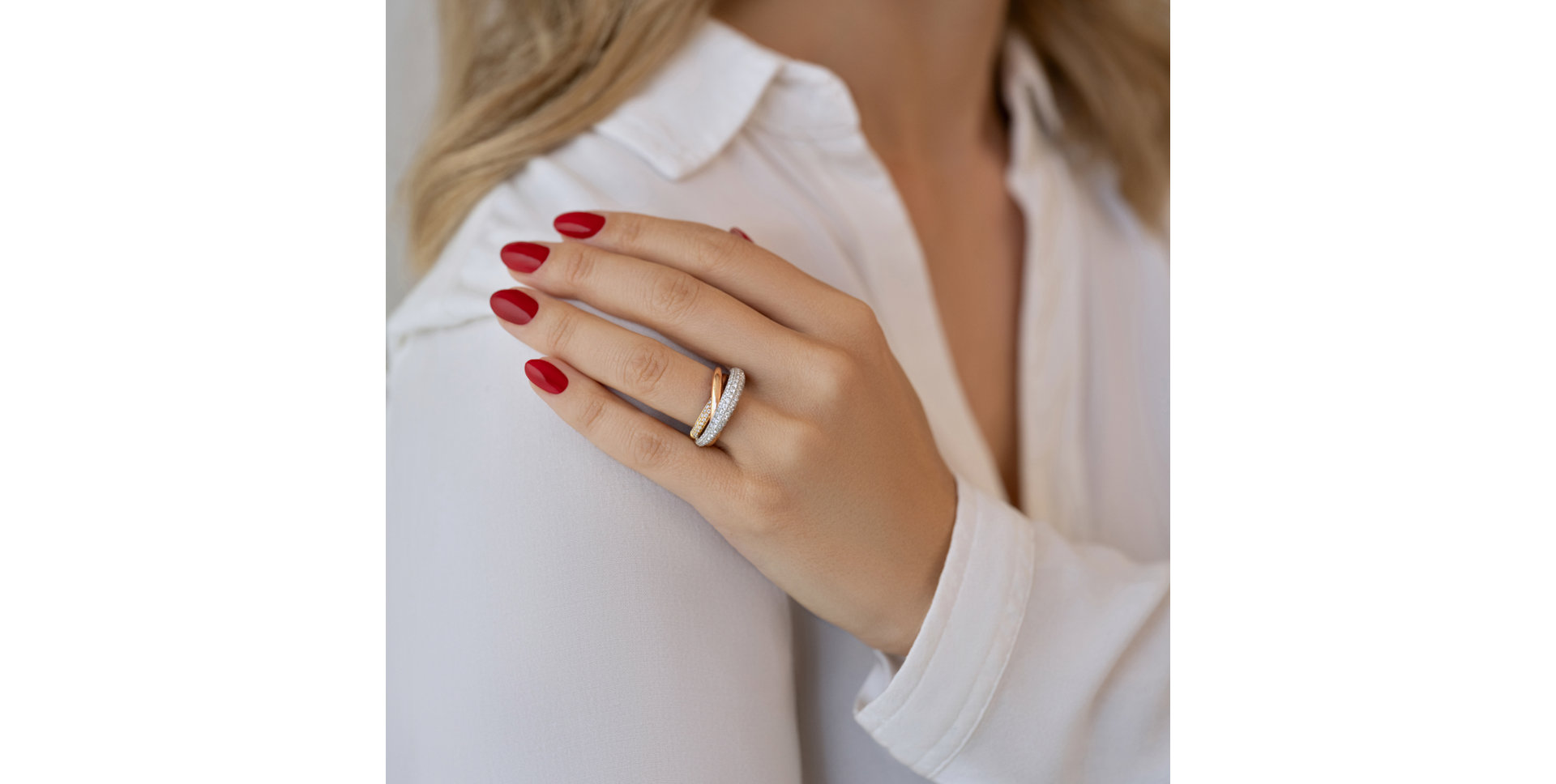 Prsteň s diamantmi Domitille