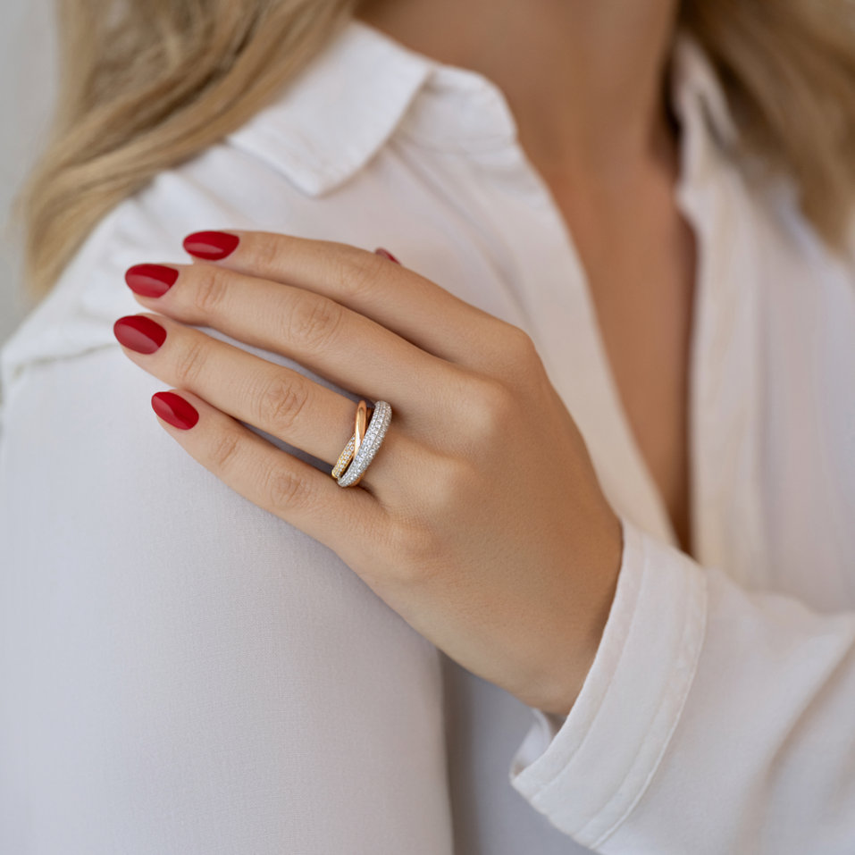 Prsteň s diamantmi Domitille