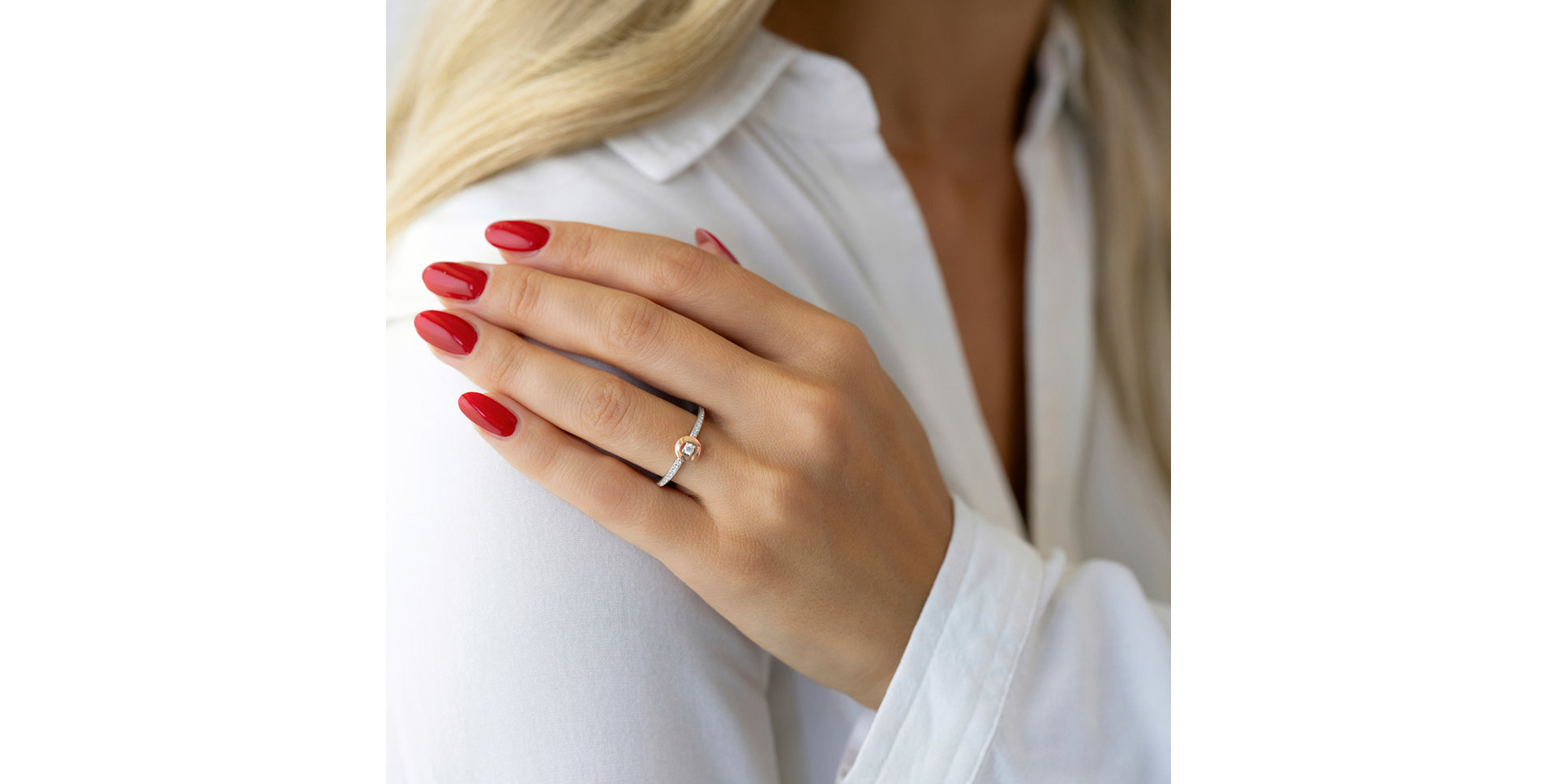 Prsteň s diamantmi Chandelier