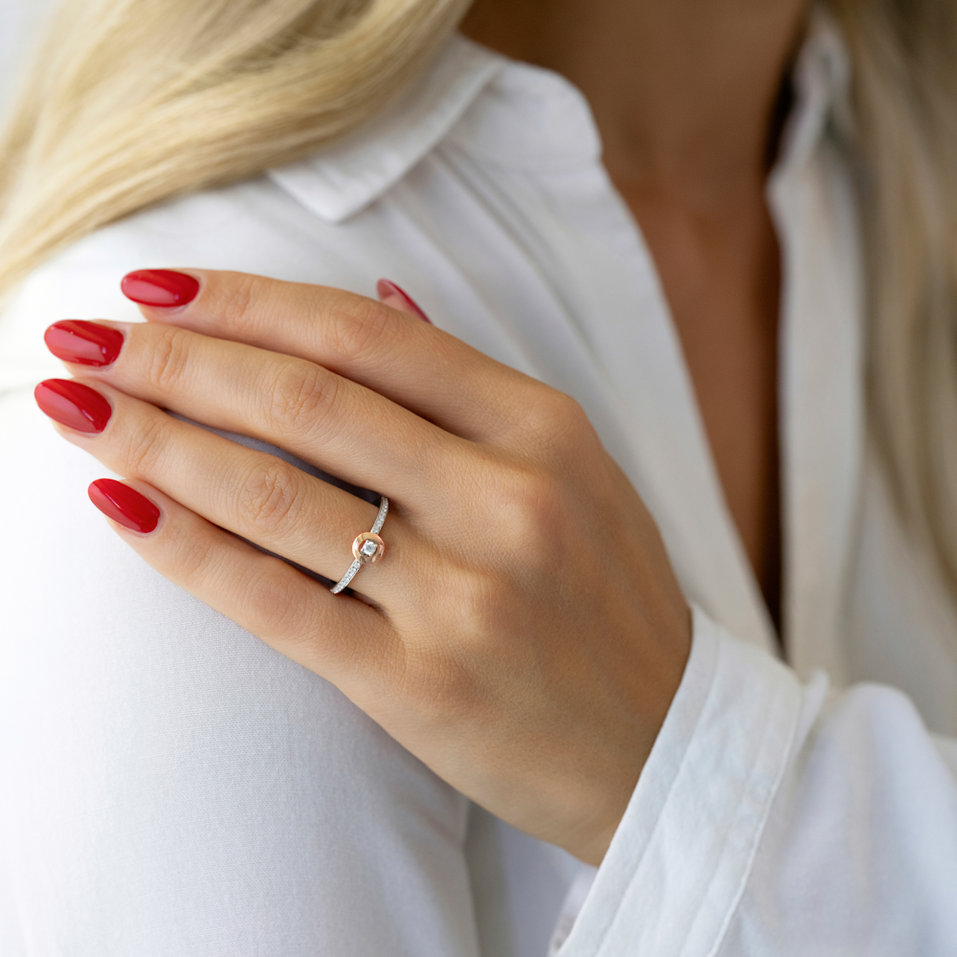 Prsteň s diamantmi Chandelier