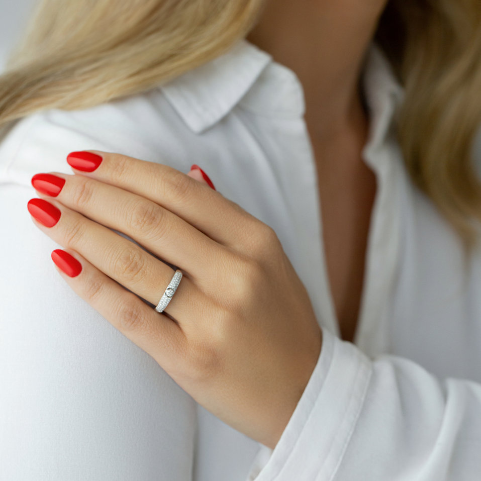 Prsteň s diamantmi Noisy Love