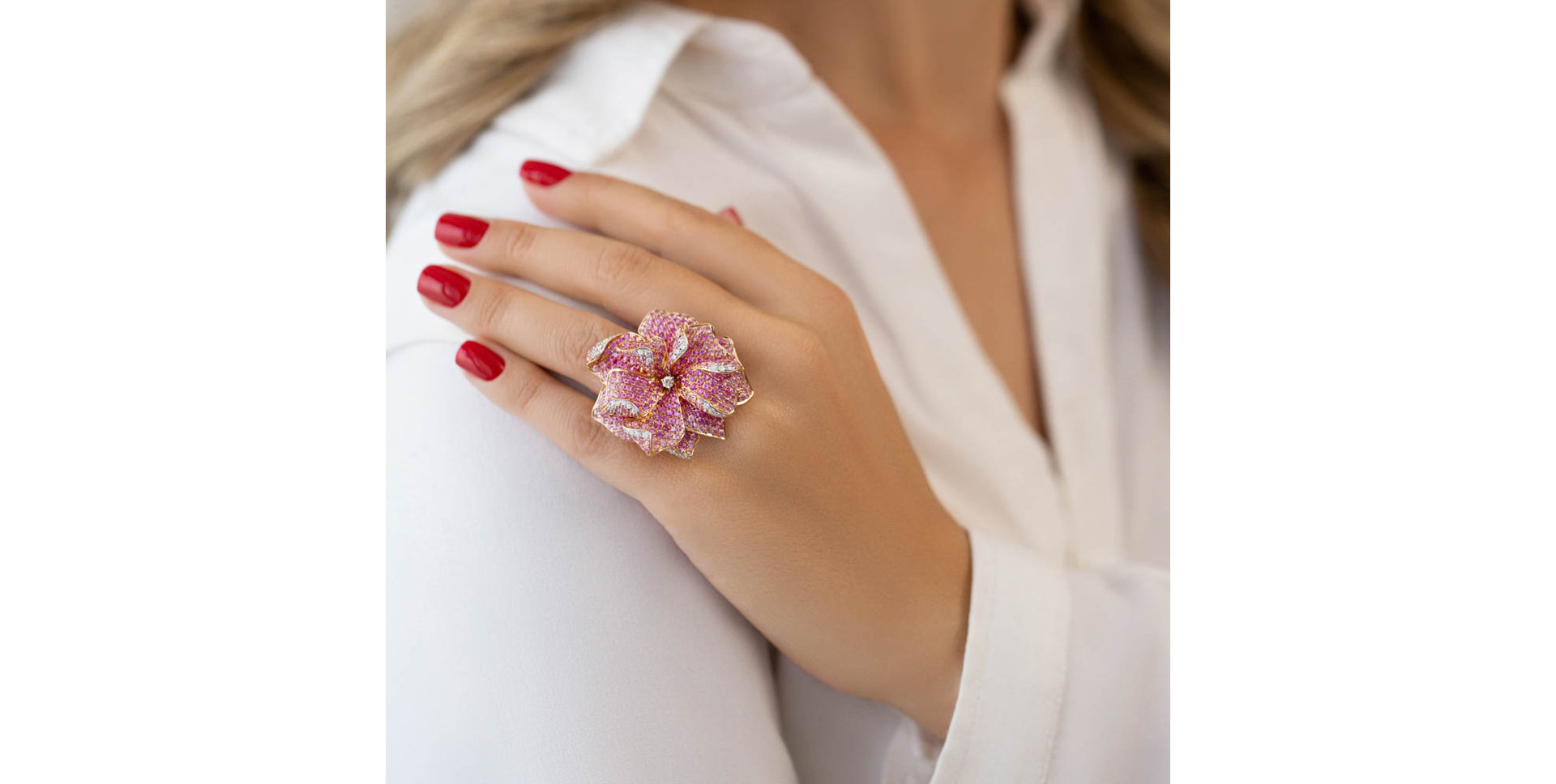 Prsteň s diamantmi a zafírmi Imperial Sin