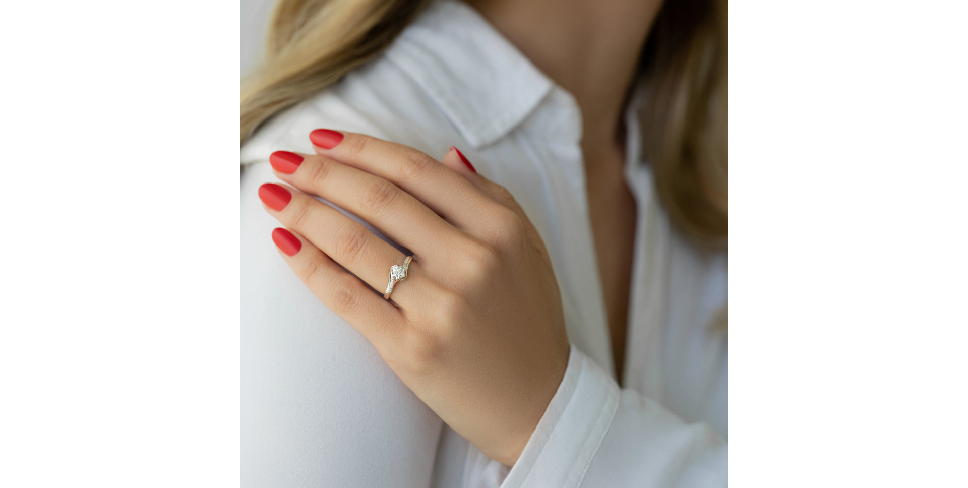 Prsteň s diamantmi Icon of Kiss