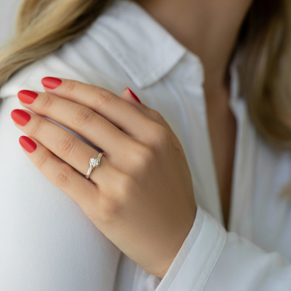 Prsteň s diamantmi Icon of Kiss